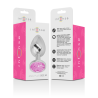 Intense - Plug Anal En Métal Aluminium Avec Cristal Rose Taille M